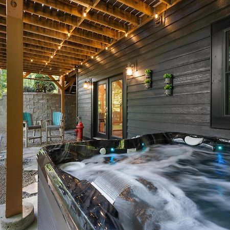 Lux Mtn Cabin Hot Tub, Fire Pit, Game Room 3Bd Franklin Esterno foto