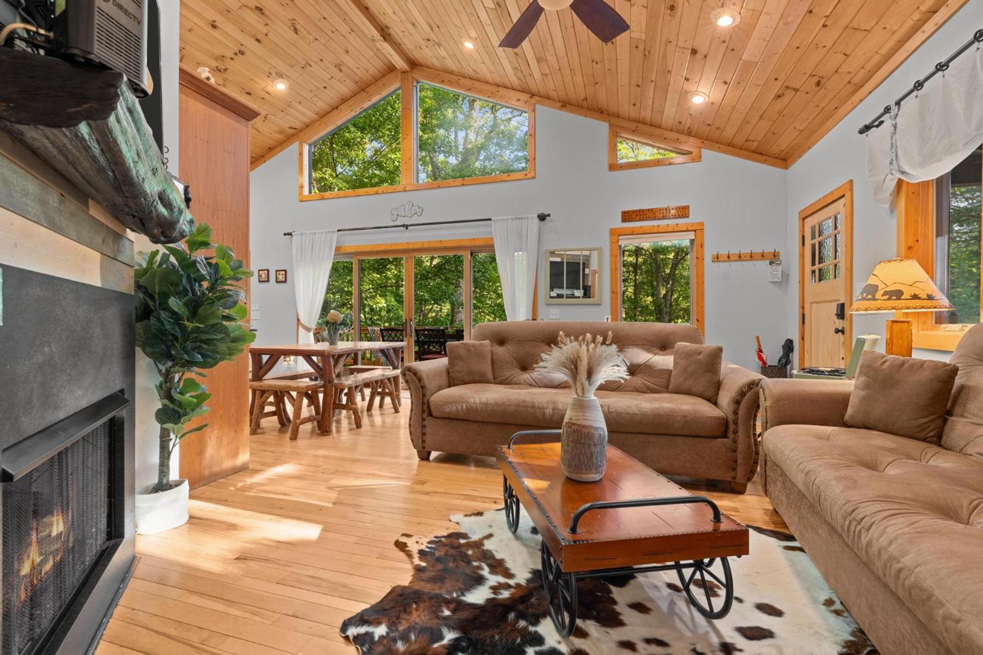 Serene Mountain And Sunset Views 3Bd Cabin Franklin Esterno foto
