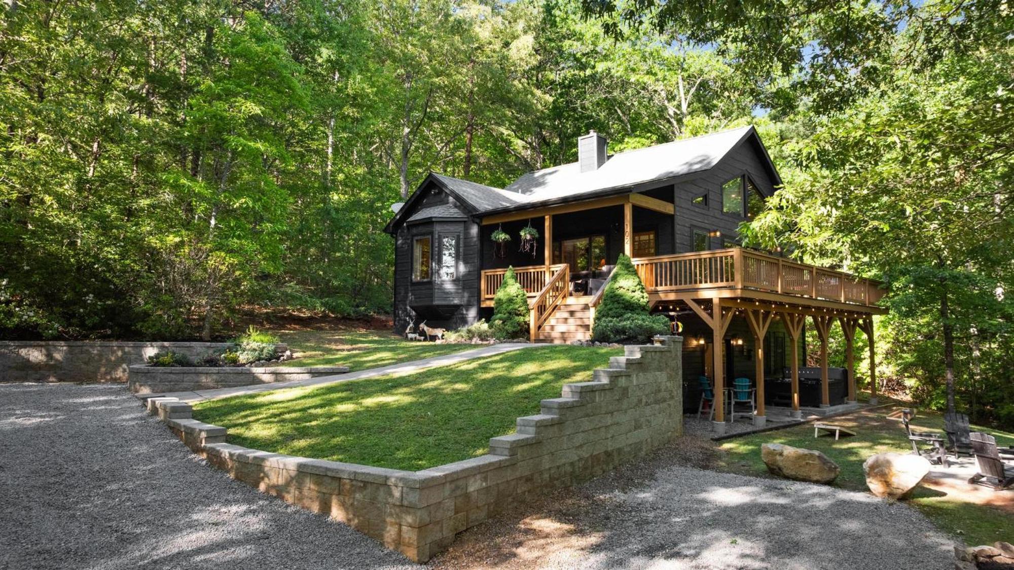 Lux Mtn Cabin Hot Tub, Fire Pit, Game Room 3Bd Franklin Esterno foto