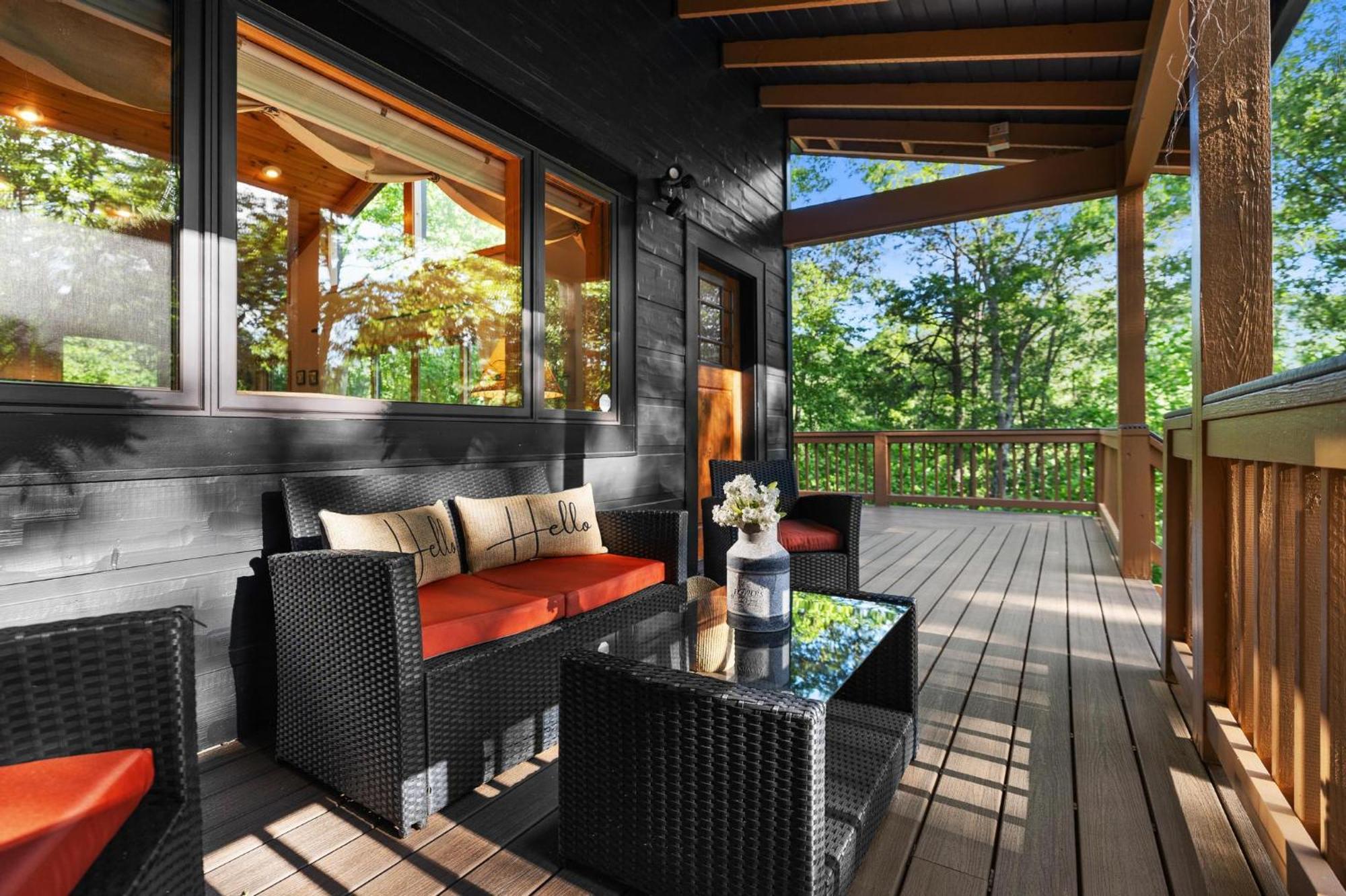 Serene Mountain And Sunset Views 3Bd Cabin Franklin Esterno foto