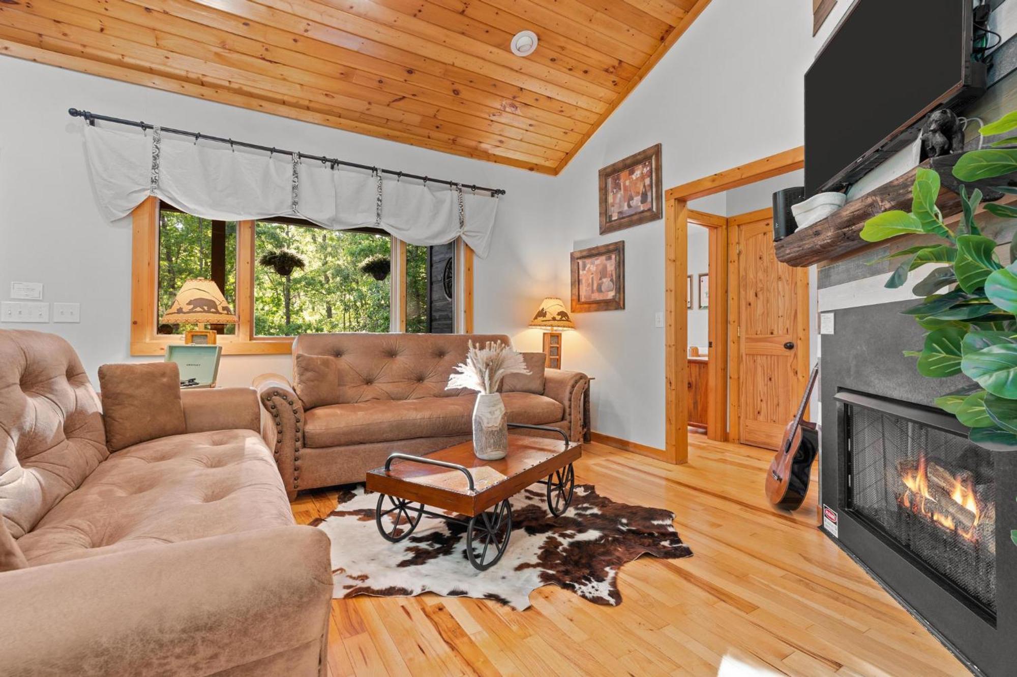 Serene Mountain And Sunset Views 3Bd Cabin Franklin Esterno foto