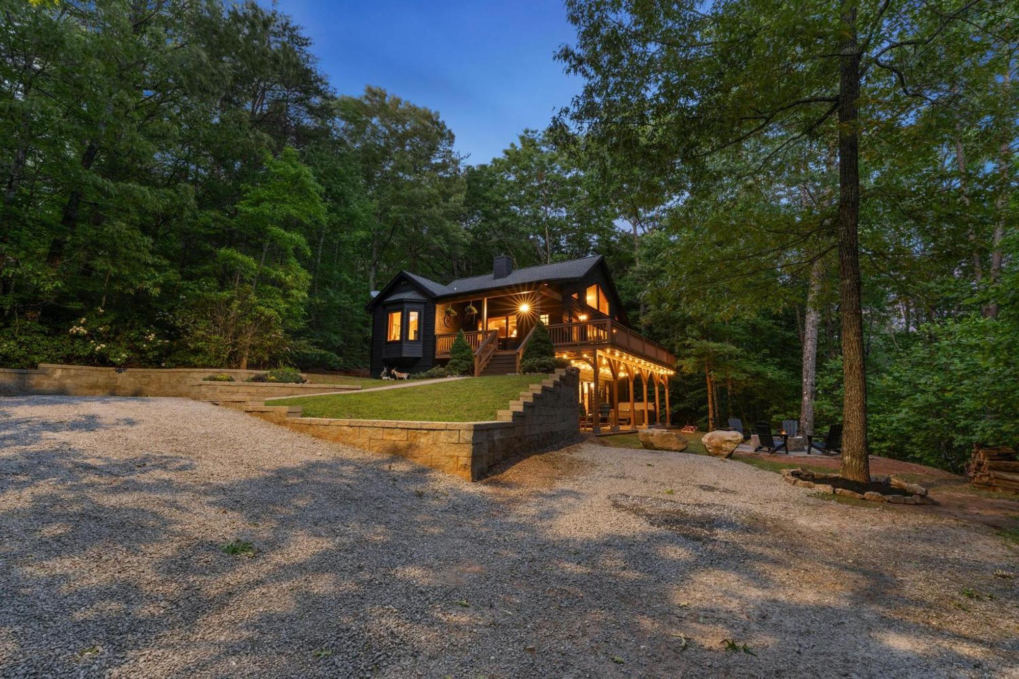Lux Mtn Cabin Hot Tub, Fire Pit, Game Room 3Bd Franklin Esterno foto